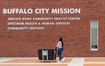 Team Traffic Cones identified a need for reading spaces in Buffalo City Mission, and set up three reading spaces for men and women residents. 